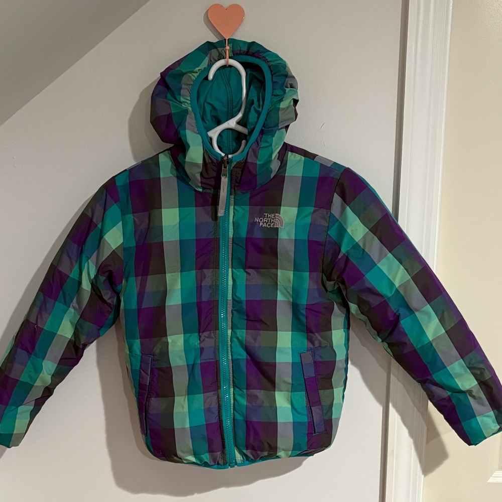 The North Face Reversible Multicolor Plaid Jacket